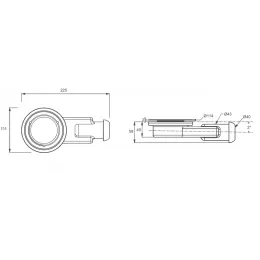 Душевой уголок Contra 140х90х195 см, матовый E22FC90-BL+E22C140-BL+E67025-NAD+E9A1364-CP Jacob Delafon