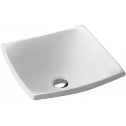 Накладная раковина Escale 41х41х12,6 см, без переливного отверстия, санфарфор E1325-X5-00 Jacob Delafon