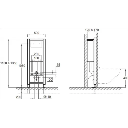Комплект унитаза с инсталляцией Patio подвесной унитаз, клавиша смыва хром, механизм экономии воды, с микролифтом, с кнопкой E5504/ E4316 - Patio Jacob Delafon