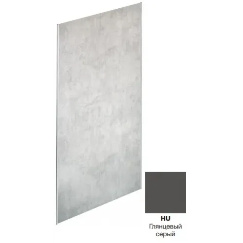 Декоративная панель на стену Panolux 120х233,5 см, глянцевый серый E63000-HU Jacob Delafon