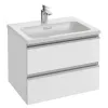 Модуль с раковиной Vox 60 см, 2 ящика, плавное закрывание, раковина-столешница, подвесная, белый, подвесной монтаж EXAF112-Z-00+EB2030-RA-N18 Jacob Delafon