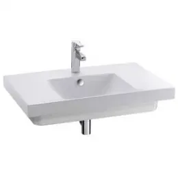 Подвесная раковина Odeon Up 80х50х13,8 см, с отверстием для смесителя, санфарфор E4796-00 Jacob Delafon