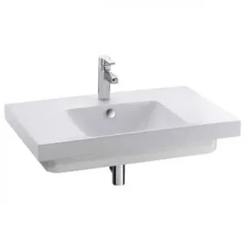 Подвесная раковина Odeon Up 80х50х13,8 см, с отверстием для смесителя, санфарфор E4796-00 Jacob Delafon