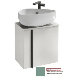 Модуль под раковину Nouvelle Vague 45х30х46,8 см, шарниры справа, 1 полка, оливковый сатин EB3045D-S54 Jacob Delafon