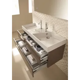 Модуль с раковиной Rythmik 120 см, серый антрацит, подвесной монтаж EXM112-Z-00+EB1305-N14 Jacob Delafon