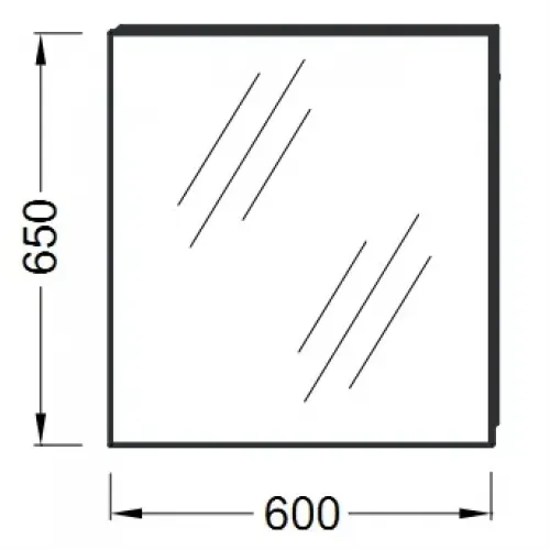 Зеркало 60х65 см EB1080-NF Jacob Delafon