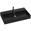 Подвесная раковина Vivienne 80,5х46,3х12 см, чёрная матовая, санфарфор EXBI112-NGM Jacob Delafon