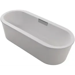 Чугунная ванна Volute 160х75 см, отдельностоящая, овальная, антискользящее покр. 6D062-00 Jacob Delafon