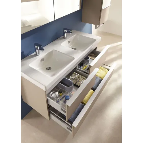 Модуль под раковину Odeon Up 117х48,5х53 см, 3 ящика, серый бетон EB892-N26 Jacob Delafon