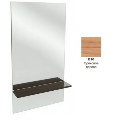 Зеркало Struktura 59х107,2 см, с полкой, ореховое дерево EB1212-E16 Jacob Delafon