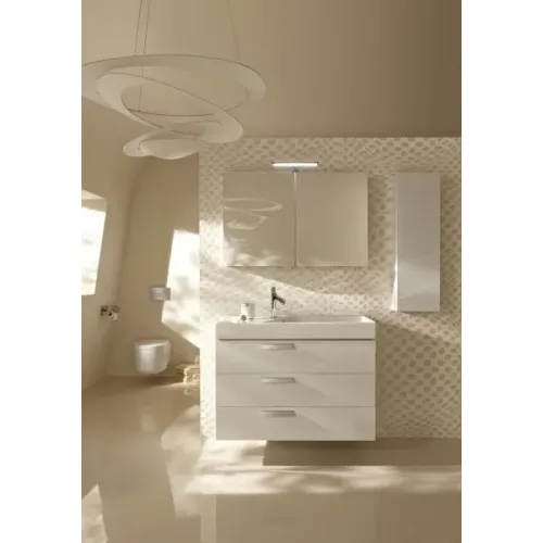 Модуль под раковину Rythmik 79,5х36х63,4 см, белый блестящий лак, 3 выдвижных ящика EB1308-G1C Jacob Delafon