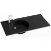 Мебельная раковина Odeon Rive Gauche 100,6х51,5 см, матовый черный EB2564-DE2 Jacob Delafon