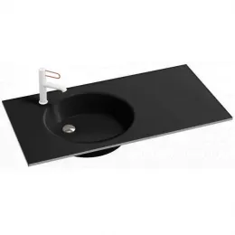 Мебельная раковина Odeon Rive Gauche 100,6х51,5 см, матовый черный EB2564-DE2 Jacob Delafon