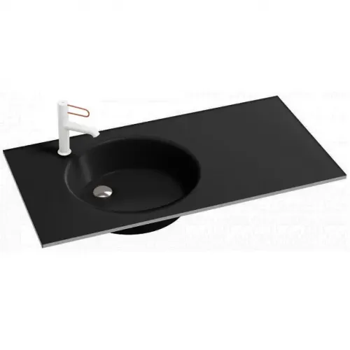 Мебельная раковина Odeon Rive Gauche 100,6х51,5 см, матовый черный EB2564-DE2 Jacob Delafon