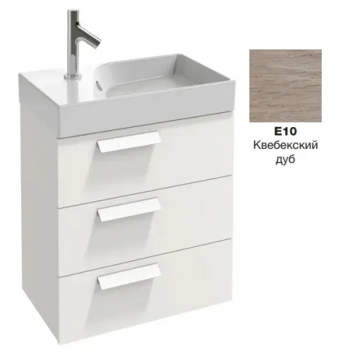 Модуль под раковину Rythmik 59,5х36х63,4 см, квебекский дуб, 3 выдвижных ящика EB1306-E10 Jacob Delafon