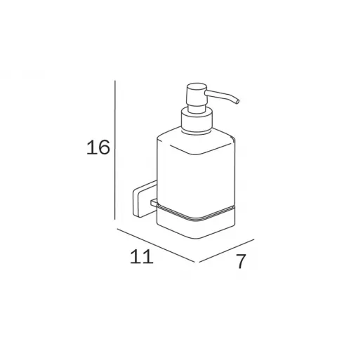 Дозатор для мыла INDA LEA A18120DR21