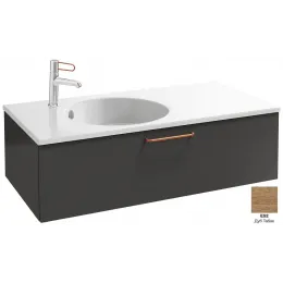 Модуль под раковину Odeon Rive Gauche 100х50,8х28,3 см, 1 ящик, медная ручка, дуб табак EB2516-R7-E52 Jacob Delafon