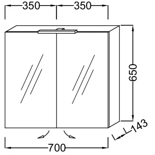 Зеркало Odeon Up 70х65 см, серый антрацит, с подсветкой EB786RU-N14 Jacob Delafon