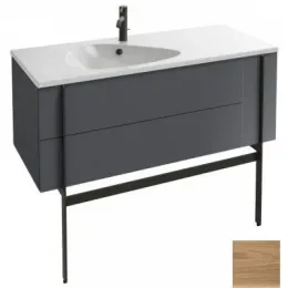 Модуль с раковиной Nouvelle Vague 120 см, ореховое дерево, подвесной монтаж EXAP112-Z-00+EB3036-E16 Jacob Delafon