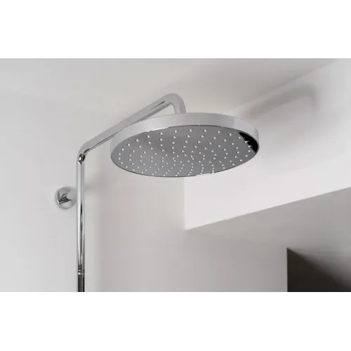 Душевая система Atom E26237-CP 3 режима, 25 см, round, с повор. изливом, термостат, верхний душ, с лейкой E26237-CP Jacob Delafon