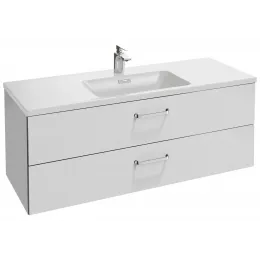 Модуль под раковину Vox 120х46х45,2 см, 2 ящика, белый глянцевый, изогнутые ручки EB2071-R1-G1C Jacob Delafon