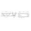 Акриловая ванна Struktura 170х70 см E6D020RU-00 Jacob Delafon