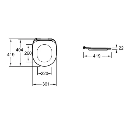 Сиденье для унитаза Cleo 1889 термодюр, с микролифтом, быстросъемное E24048-0 Jacob Delafon