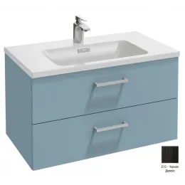 Модуль под раковину Vox 80х46х45,2 см, 2 ящика, черное дерево, прямоугольные ручки EB2078-R2-E15 Jacob Delafon