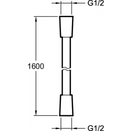 Готовый набор для душа (без излива) Modulo 3 режима, 25 см, round, 2 функции, термостат E30758-CP Jacob Delafon