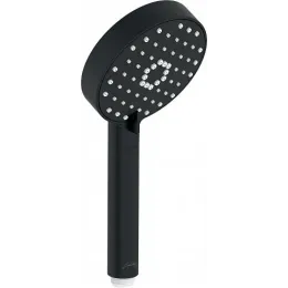 Комплект смесителей Oscar матовый, лейка 3 режима, чёрный цвет, для раковины, для ванны и душа, душевой гарнитур E29847RU-BL Jacob Delafon