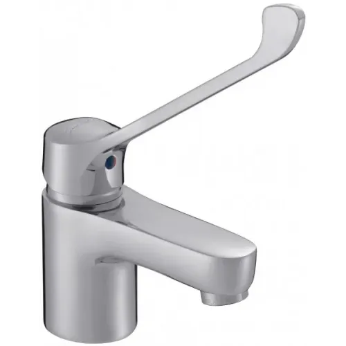 Смеситель для умывальника Easy излив 110 мм, неповоротный излив, с донным клапаном, холодный старт E16024-4-CP Jacob Delafon