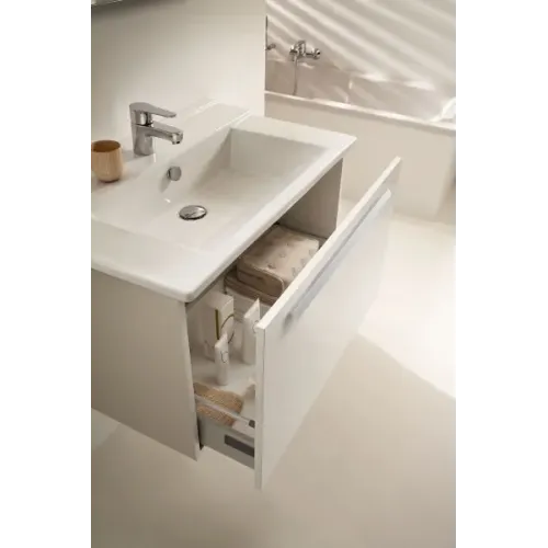 Модуль под раковину Struktura 57х47х56 см, белый блестящий, 1 выдвижной ящик EB1284-N18 Jacob Delafon