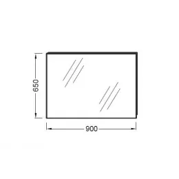 Зеркало Ove 90х65 см EB1083-NF Jacob Delafon