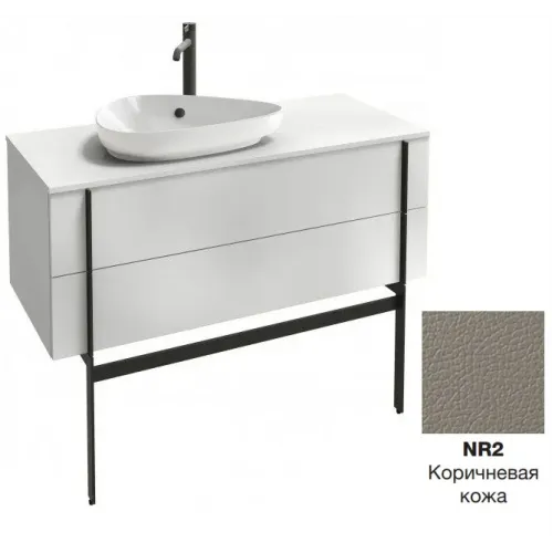 Модуль под раковину Nouvelle Vague 100х50х47,1 см, коричневая кожа EB3040-NR2 Jacob Delafon