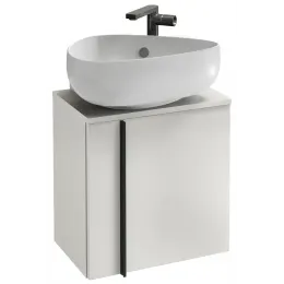 Модуль под раковину Nouvelle Vague 45х30х46,8 см, шарниры справа, 1 полка, белый глянцевый EB3045D-N18 Jacob Delafon