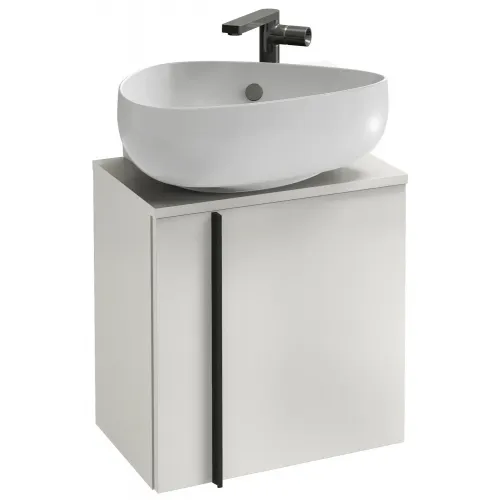 Модуль под раковину Nouvelle Vague 45х30х46,8 см, шарниры справа, 1 полка, белый глянцевый EB3045D-N18 Jacob Delafon