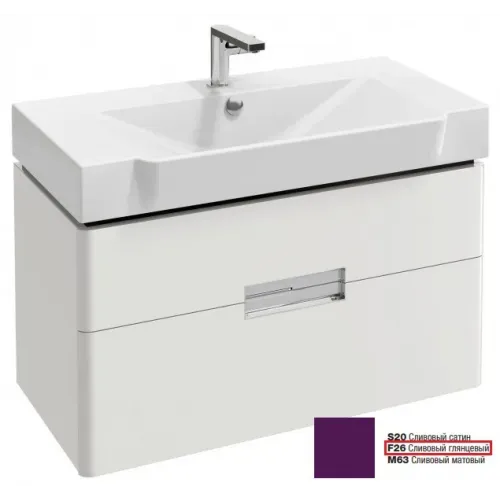 Модуль под раковину Reve 79,3х38х44,5 см, сливовый глянцевый EB1135-R-F26 Jacob Delafon