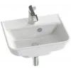 Подвесная раковина Struktura 45х35х12,8 см, с отверстием для смесителя и перелива, санфарфор EGH112-00 Jacob Delafon
