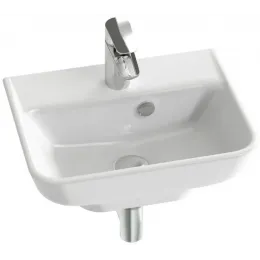 Подвесная раковина Struktura 45х35х12,8 см, с отверстием для смесителя и перелива, санфарфор EGH112-00 Jacob Delafon