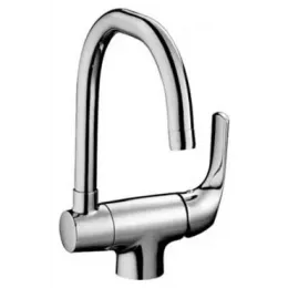 Смеситель для умывальника Nateo излив наклоняется вперед, поворотный излив, без донного клапана E76250.CP Jacob Delafon