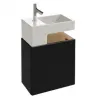 Модуль под раковину Terrace 49,5х28х49,5 см, черный глянцевый, 1 дверца, шарниры слева EB1178-274 Jacob Delafon