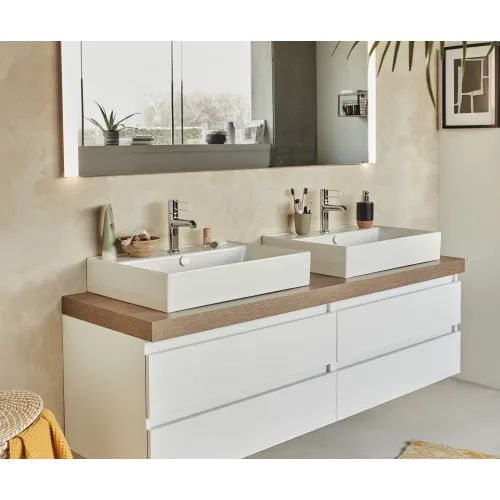 Подвесная раковина Vivienne 80,5х46,3х12 см, матовая, санфарфор EXBI112-BCM Jacob Delafon