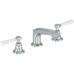 Смеситель для раковины на 3 отверстия Cleo с донным клапаном E24305-CP Jacob Delafon