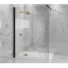 Душевая перегородка 100x195 стекло прозрачное