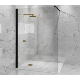 Душевая перегородка 100x195 стекло прозрачное