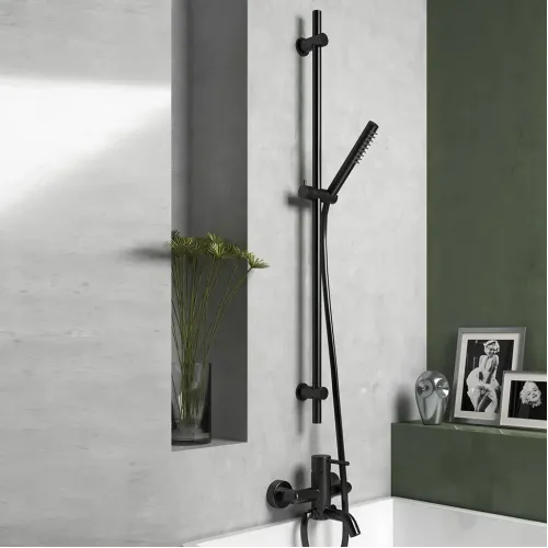 Душевая стойка круглая PAINI, черный брашированный PVD (PZ)