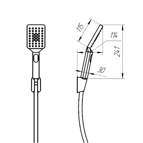 Комплект смесителей PAINI Viva Style 3в1, для раковины и ванны с лейкой