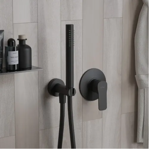 Смеситель для душа PAINI Viva Style встраиваемый, черный (YO)