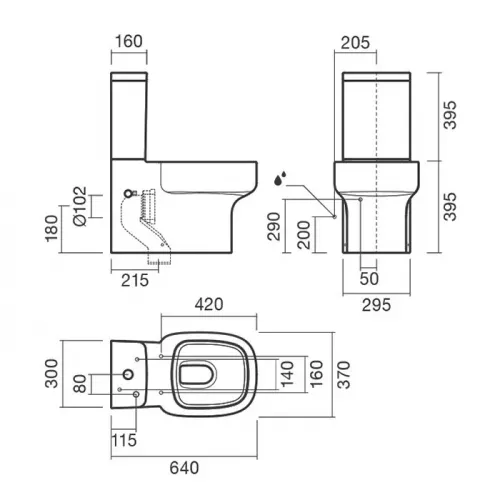 Унитаз-компакт Sanitana BE YOU