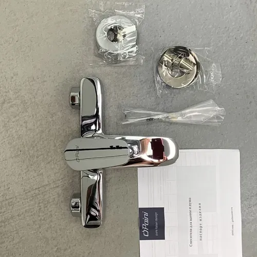 Смеситель для ванны PAINI Parallel без аксессура, хром (CR)